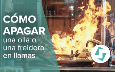 Cómo apagar una freidora u olla en llamas
