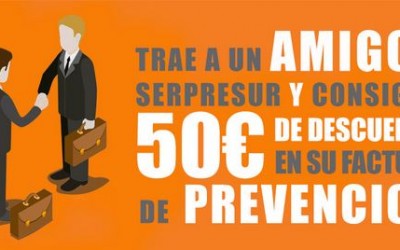 Ahorra 50€ en tu factura con SERPRESUR, Prevención de Riesgos Laborales en Sevilla